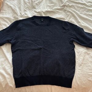 J. Crew Men's Dark Blue Crewneck Sweater